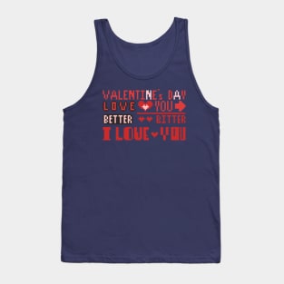 Pixel Valentine Day Tank Top